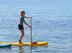 STAND UP PADDLE GONFLABLE DE RANDONNEE DEBUTANT 9 PIEDS BLEU