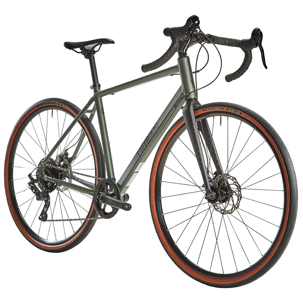 Rennrad Gravelbike Triban GRVL 120 Herren