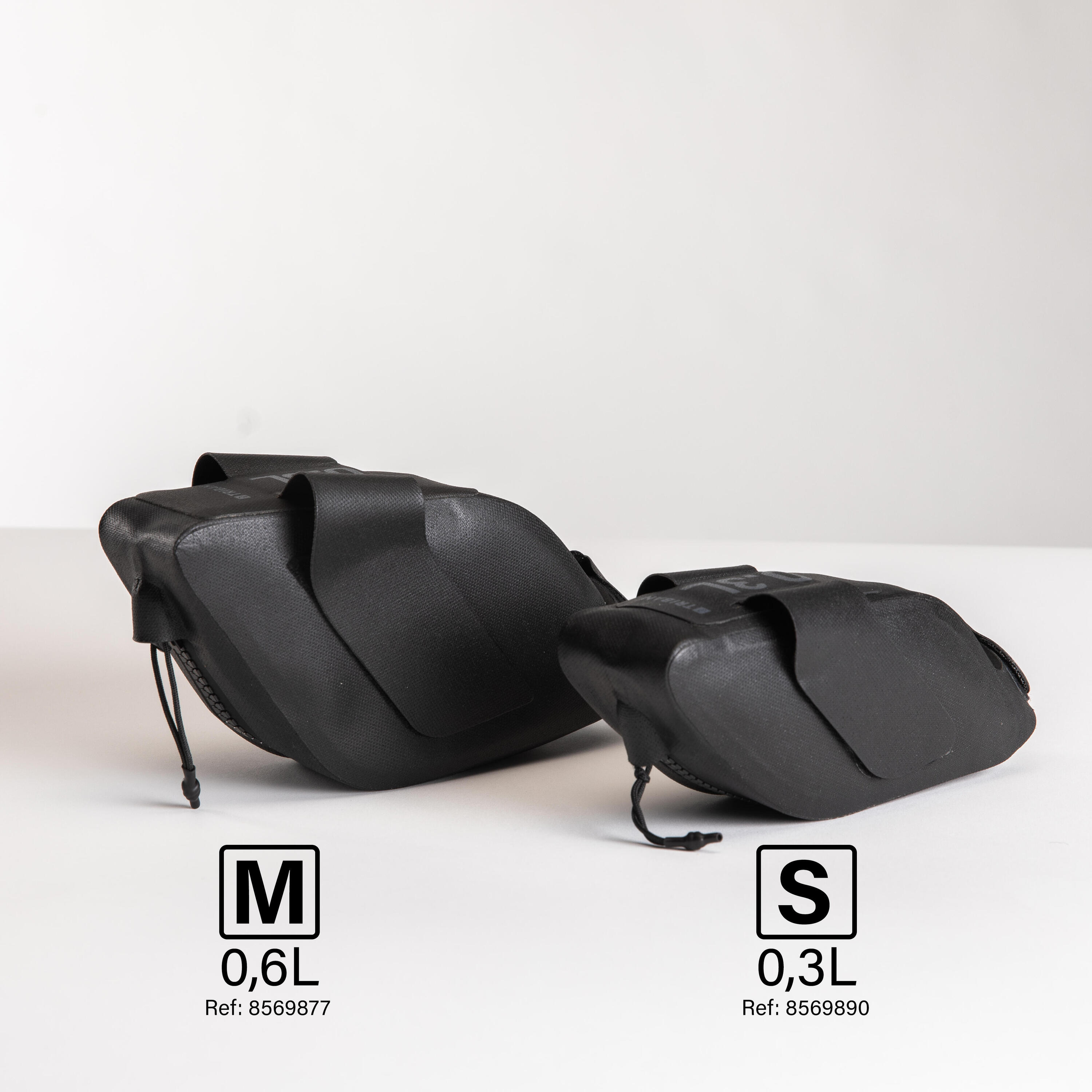 BOLSA DE ASIENTO RACE M 0.6 L NEGRA 2/6