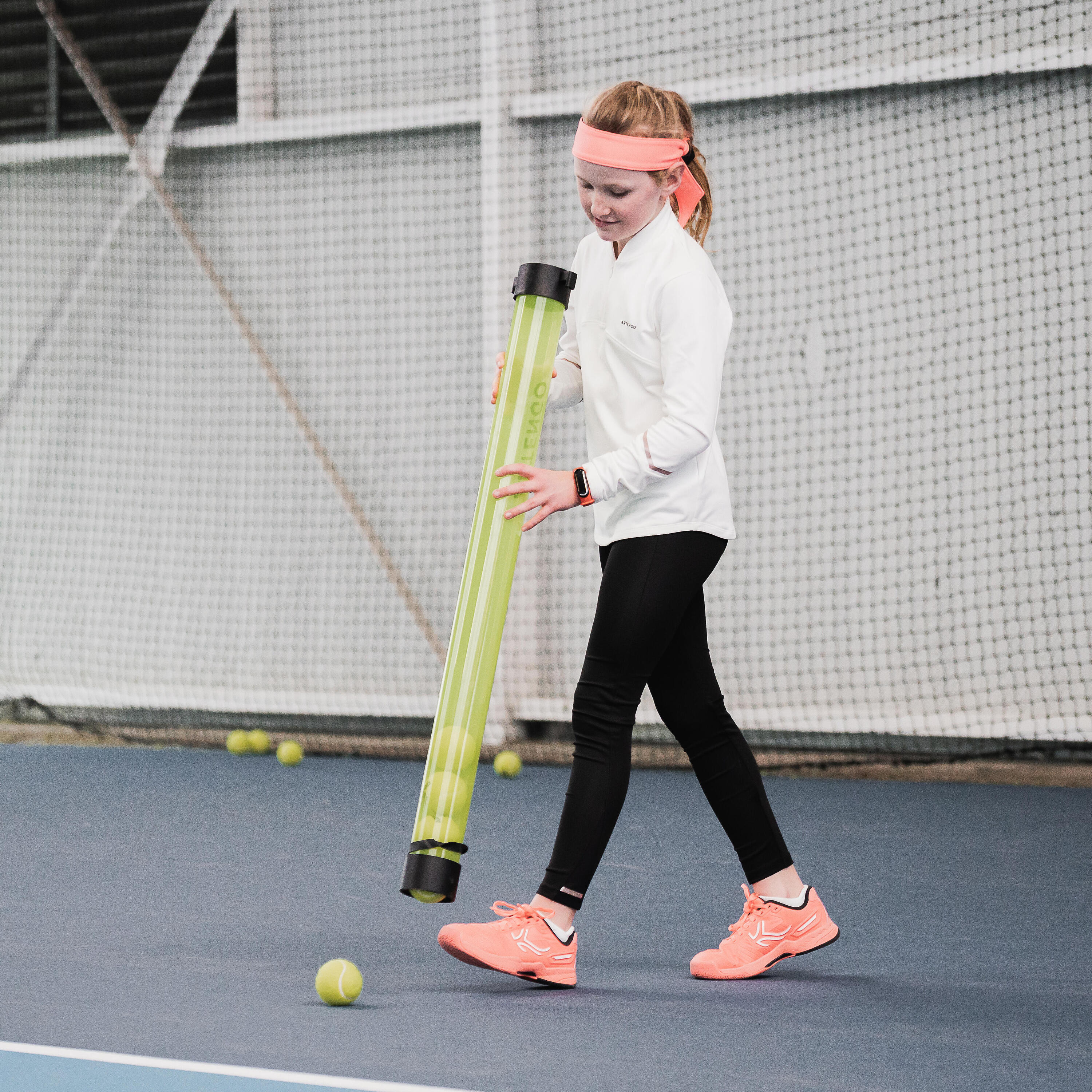 TUBE RAMASSE BALLES DE TENNIS 7/11