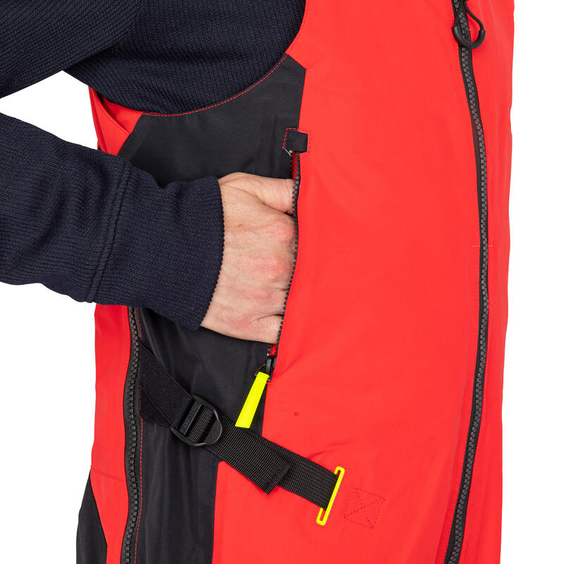 Jachtařské kalhoty s laclem Offshore 900 Open Dropseat pro dospělé