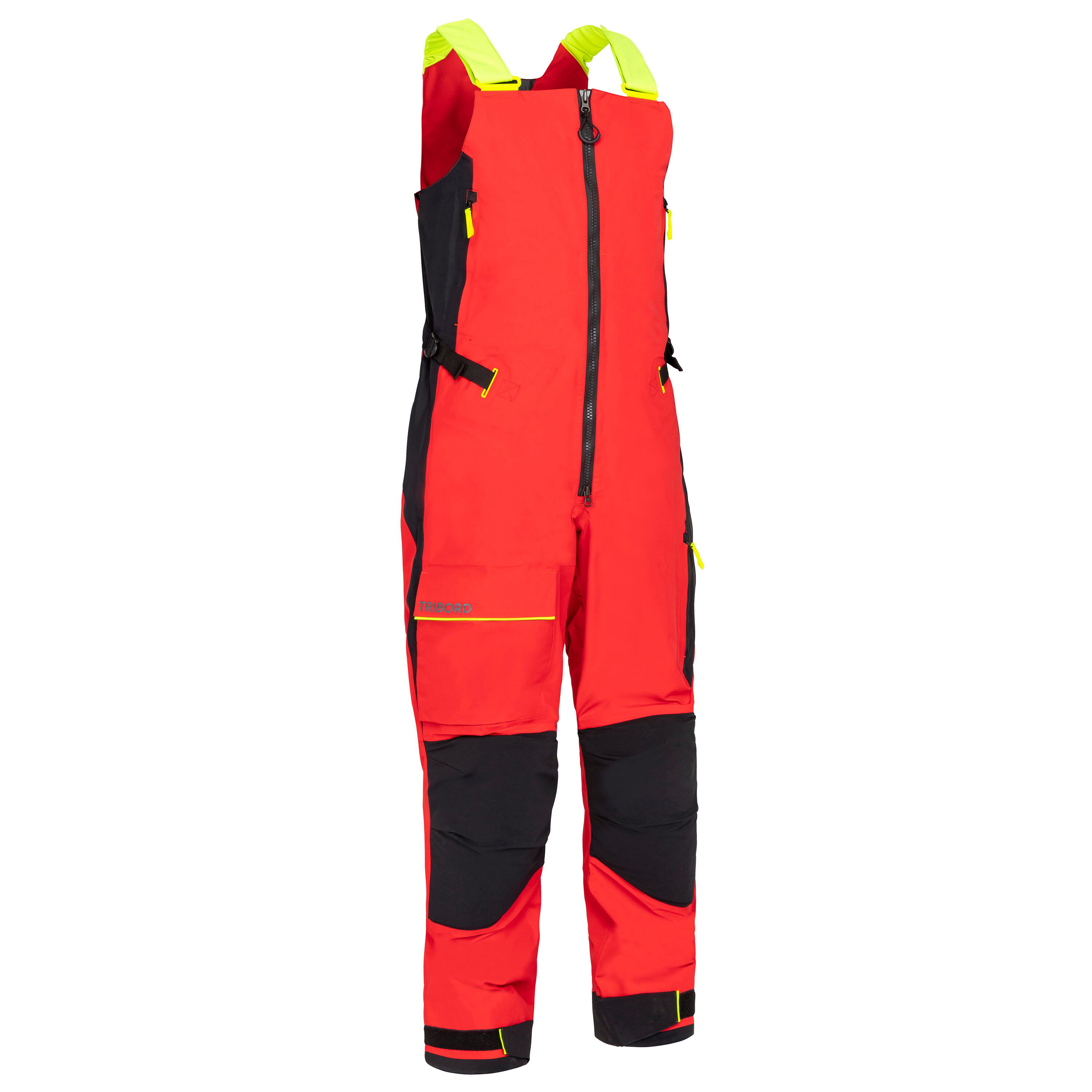 TRIBORD Adult Sailing overalls - Offshore 900 OPEN dropseat red