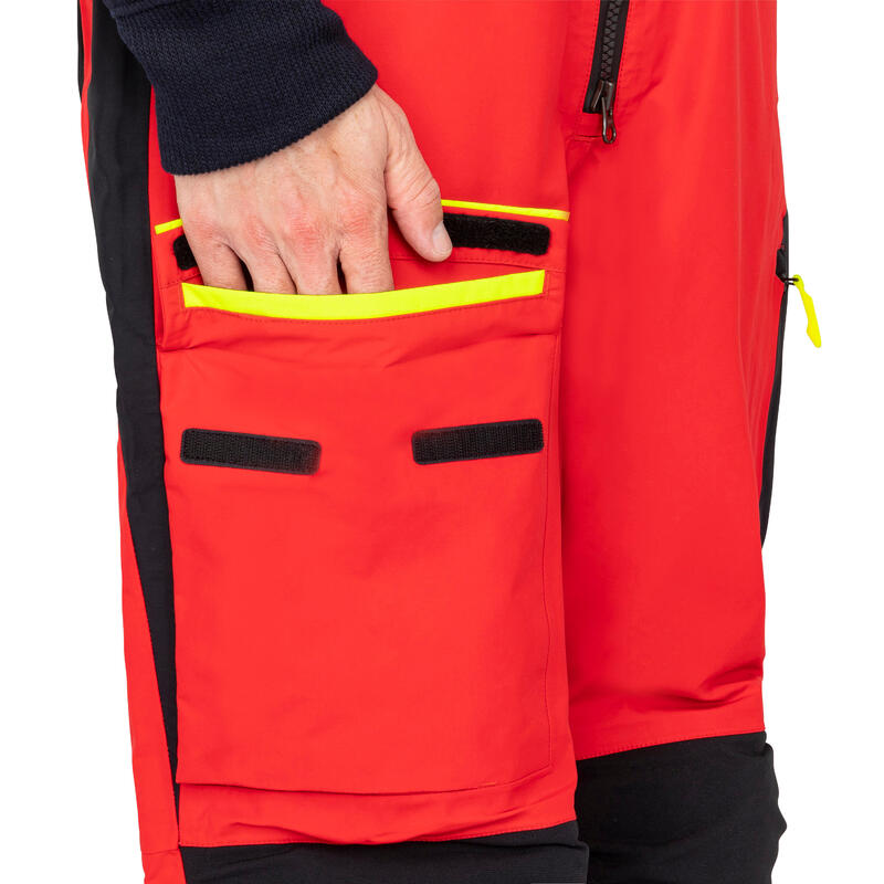 Jachtařské kalhoty s laclem Offshore 900 Open Dropseat pro dospělé