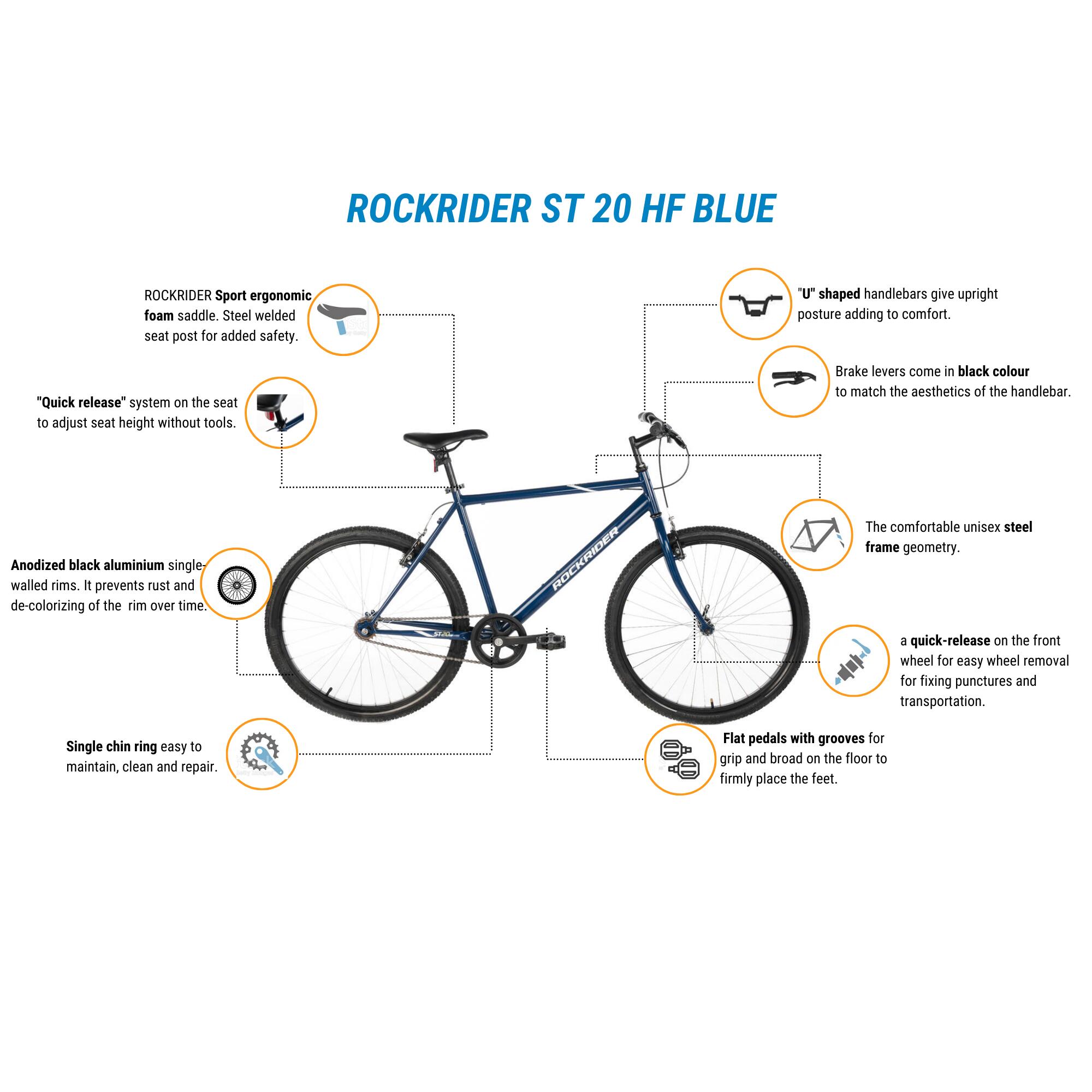 Adult Leisure MTB Cycle Rockrider ST20 