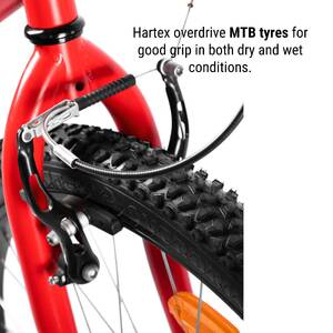Adult Mountain Bike Rockrider ST20 High Frame - Red