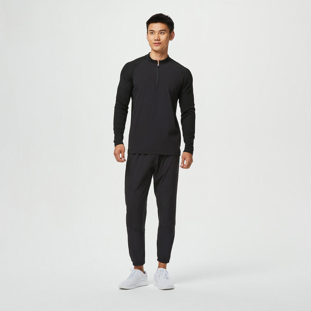 Men's Breathable Fitness Collection Bottoms - Black