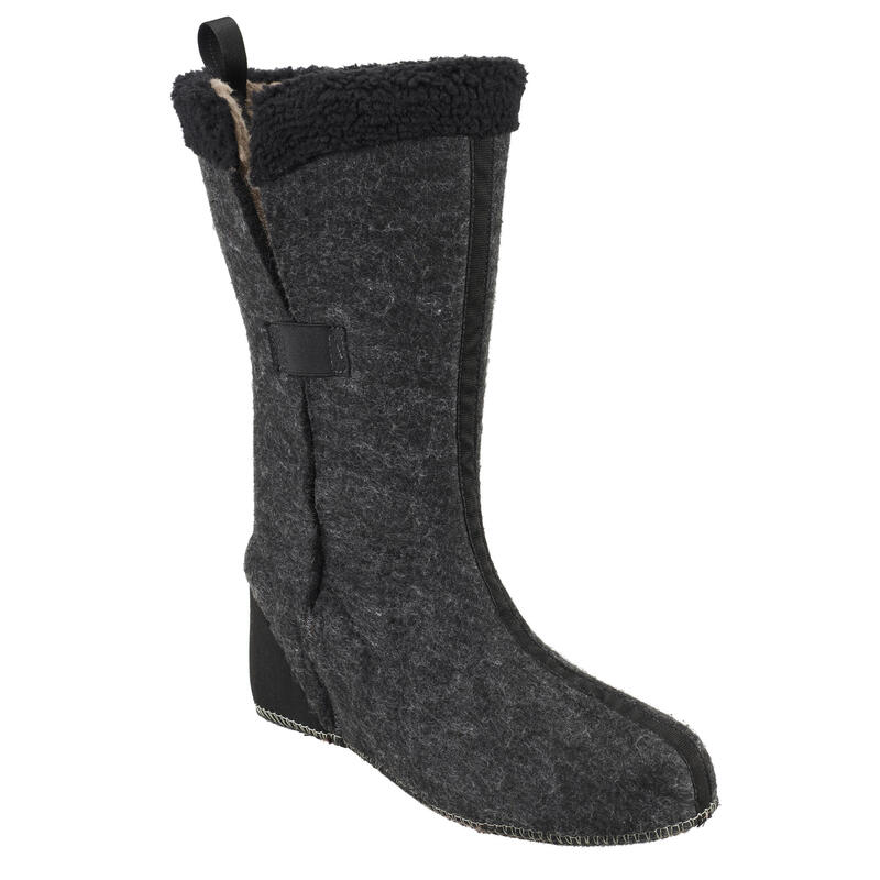 Bottes chasse chaudes imperméables cuir 900.