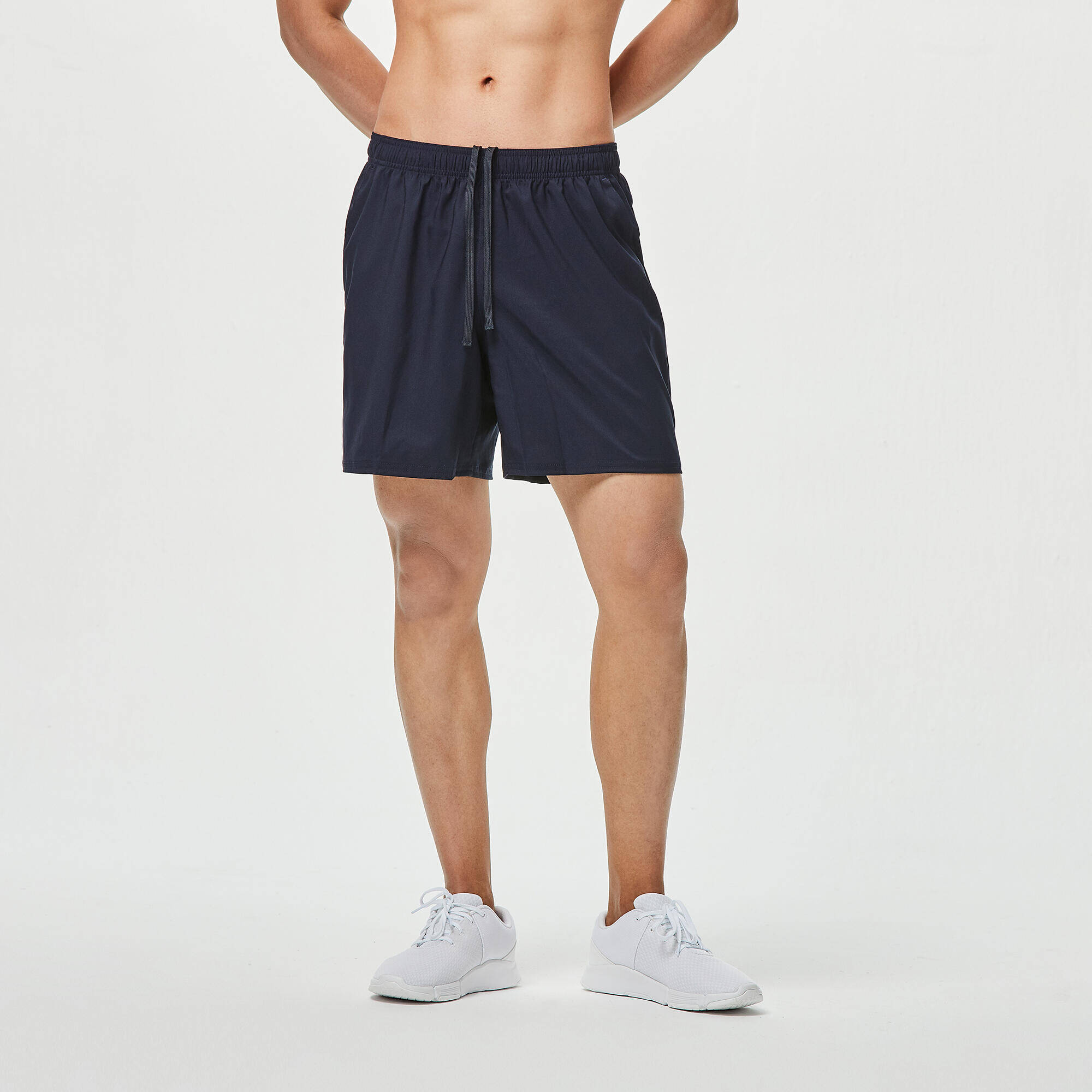 Men Gym Shorts, Stretchable, Quick Dry and Lightweight FST 100  - Navy Blue -  1