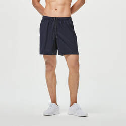 Men's Cardio Fitness Shorts FST 100 - Navy Blue Marl