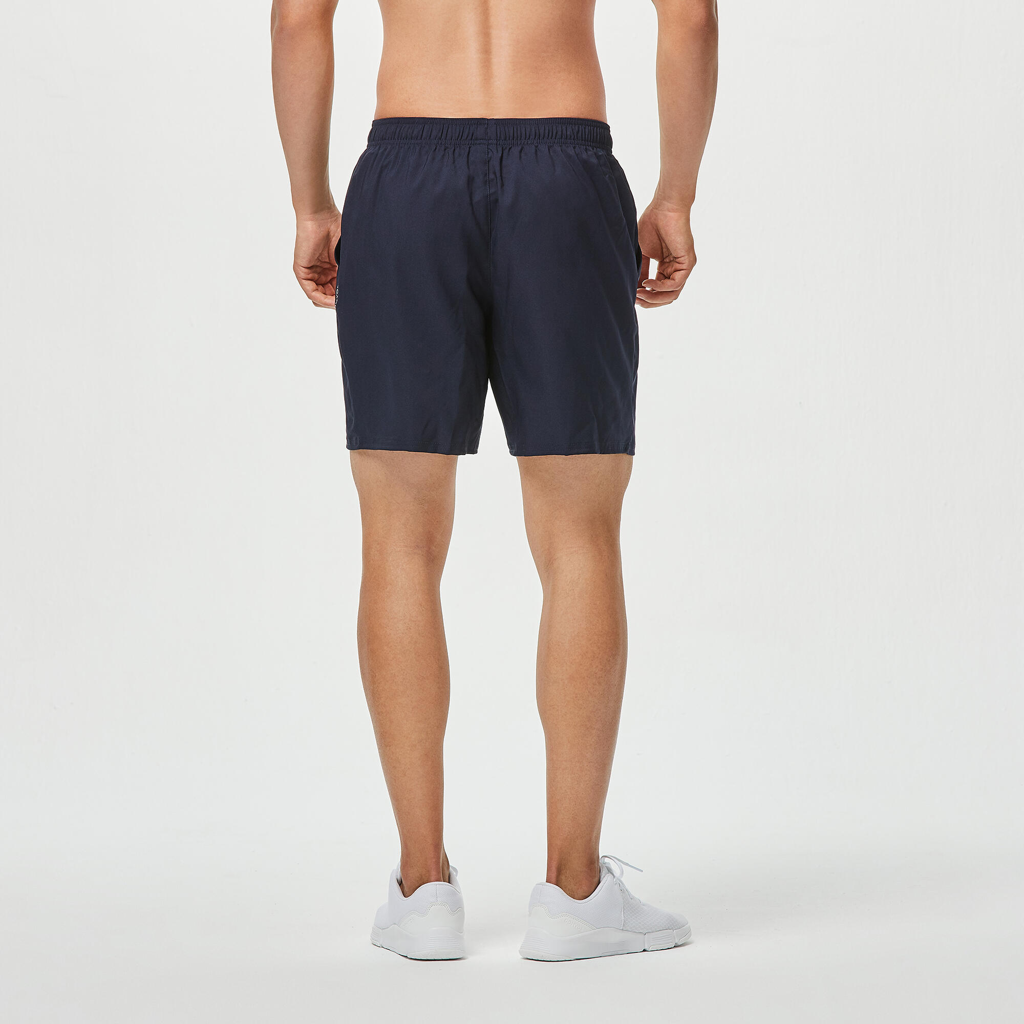 Men Gym Shorts, Stretchable, Quick Dry and Lightweight FST 100  - Navy Blue
