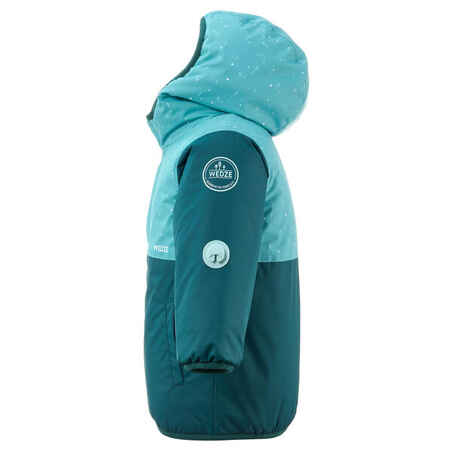 Baby Ski Jacket - 500 Warm - Turquoise