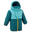 Dětská lyžařská bunda LUGIKLIP WARM pro nejmenší tyrkysová