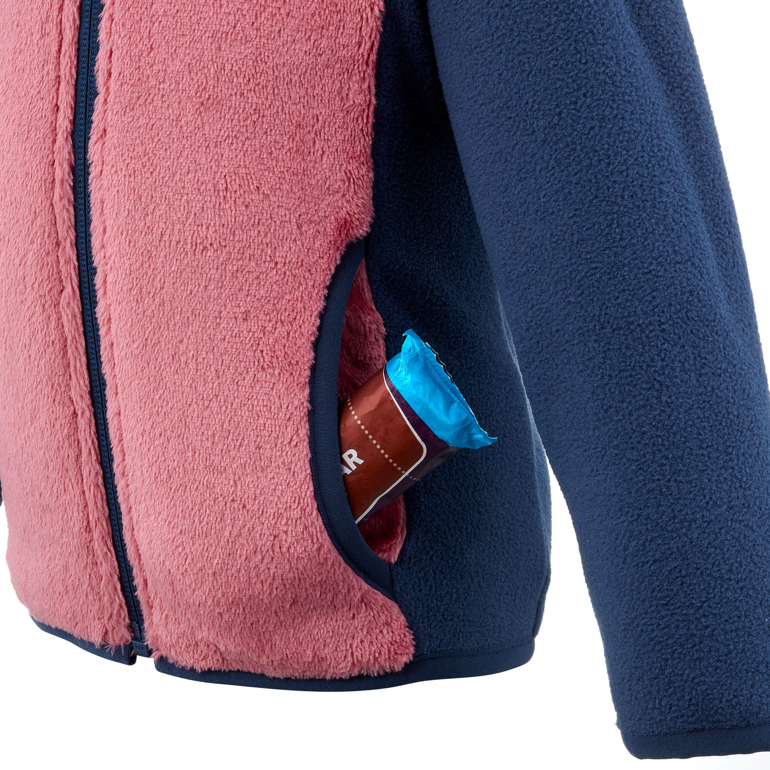 Kids' Fleece Jacket - 500 Mid-Warm Pink - WEDZE