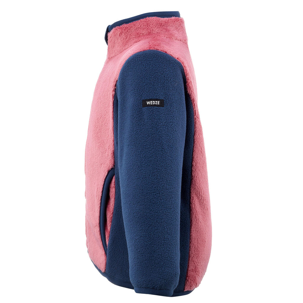 Polaire bébé ski / luge - MIDWARM rose