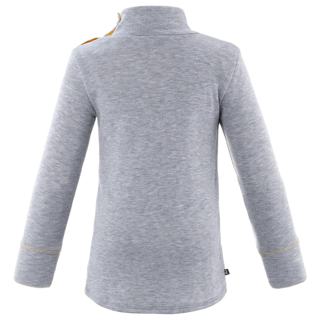 Playera térmica interior, suéter térmico gris para bebé SMPLE WARM