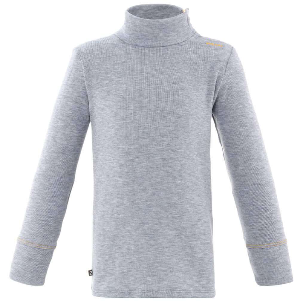 Playera térmica interior, suéter térmico gris para bebé SMPLE WARM
