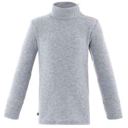 Base layer top, Baby ski first layer - WARM grey