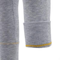 Base layer trousers, Baby ski leggings - WARM grey