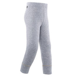 girls grey thermal tights