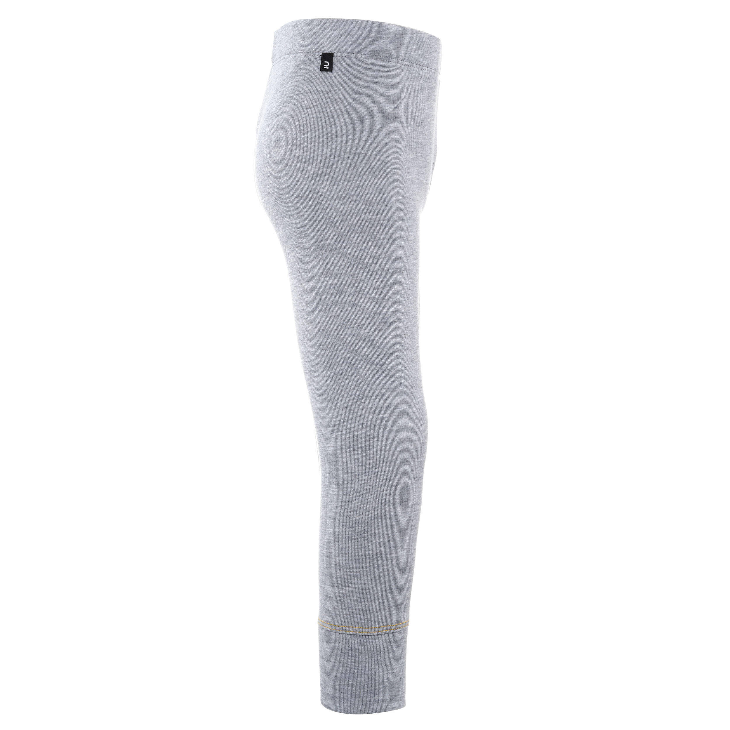 Base layer trousers, Baby ski leggings WARM grey -  4