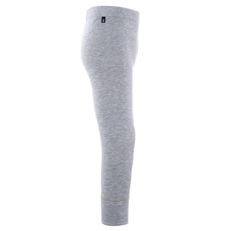 Base layer trousers, Baby ski leggings - WARM grey