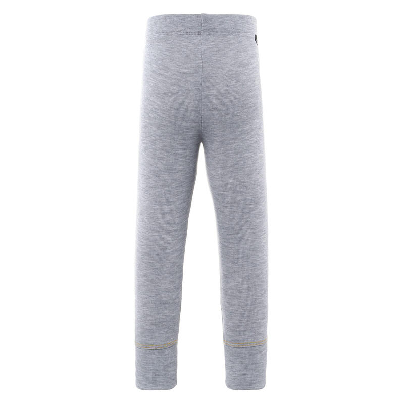 Base layer trousers, Baby ski leggings - WARM grey