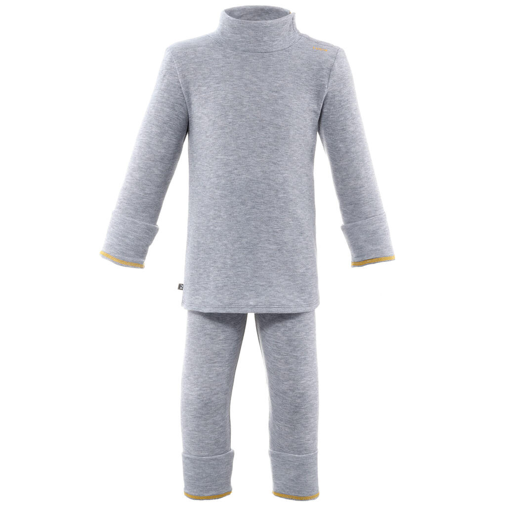 Ružičaste podpantalone za sneg za bebe WARM