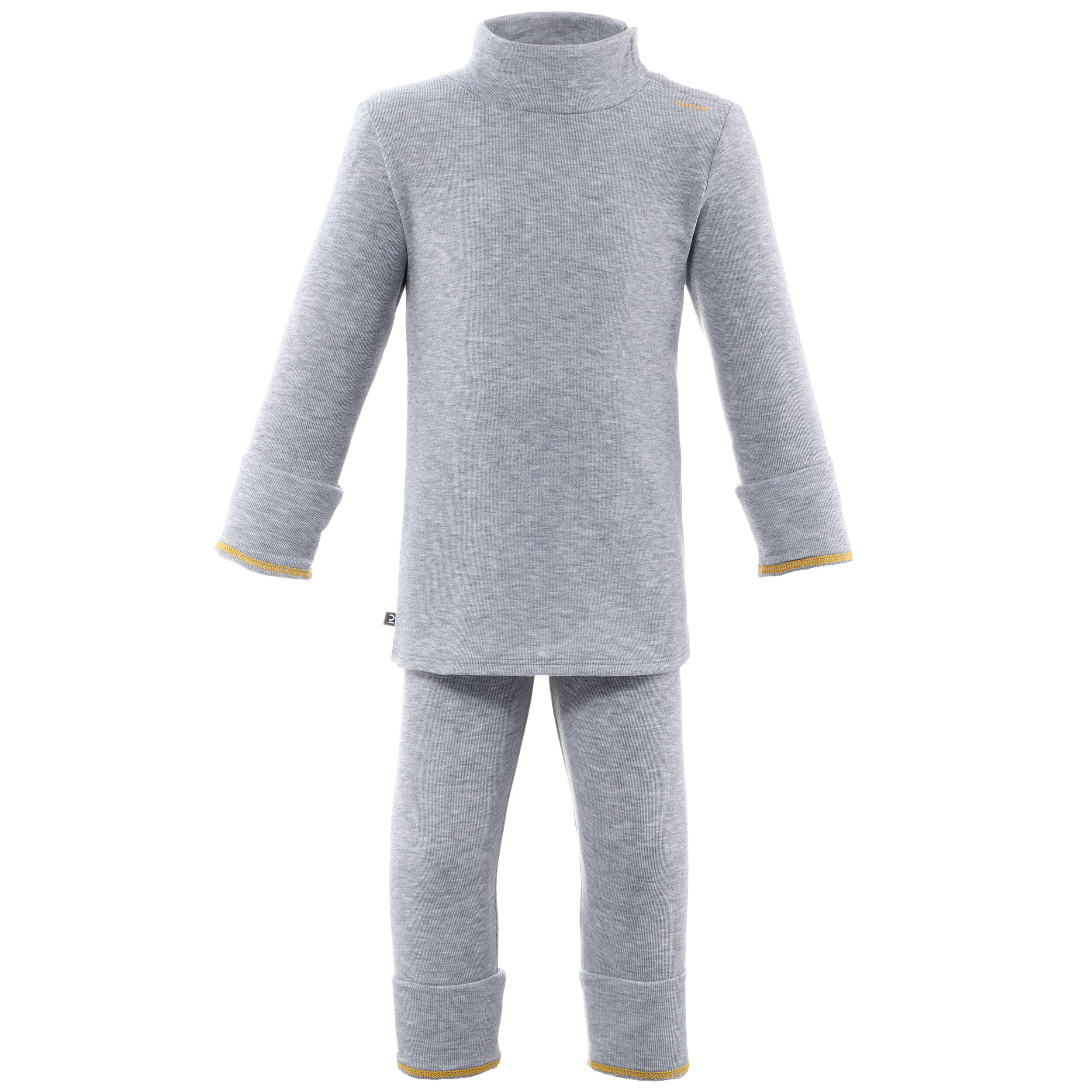 Pantaloni e gambali da sci per bambini - Grigio caldo