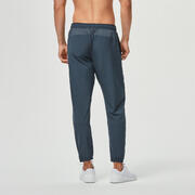 Men's Recycled Polyester Slim-Fit Gym Track Pants - Grey