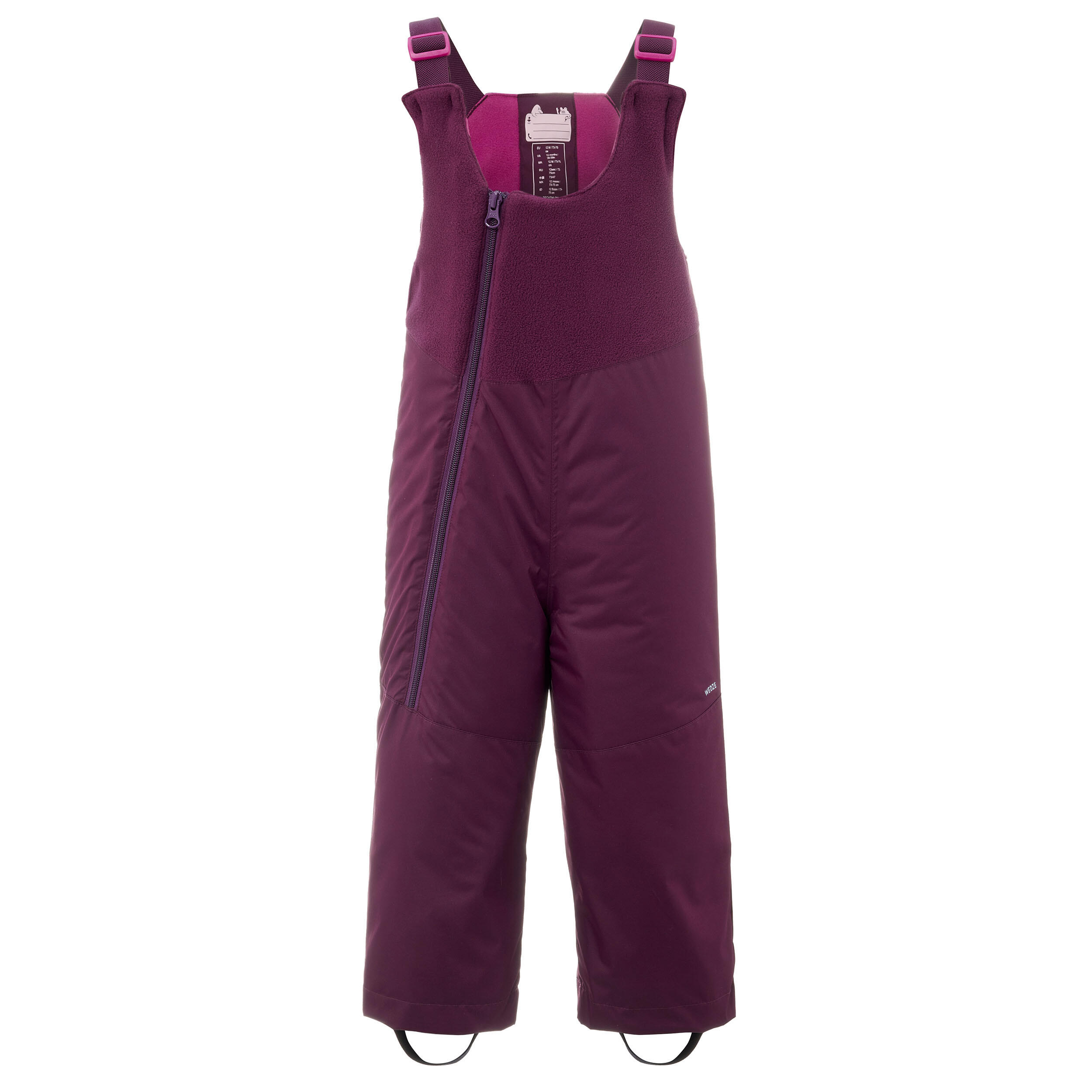 WARM BABY SKI JACKET - 500 WARM - Violet