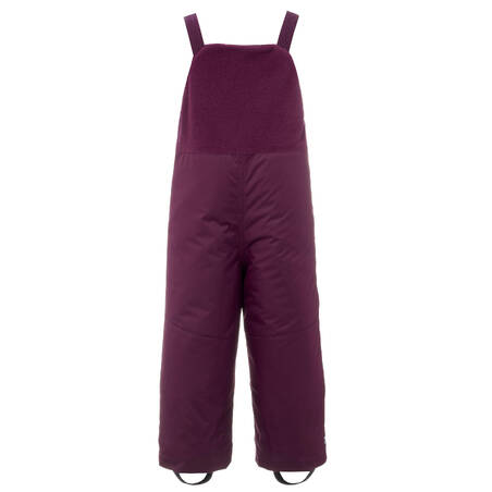 Baby ski salopettes - WARM purple