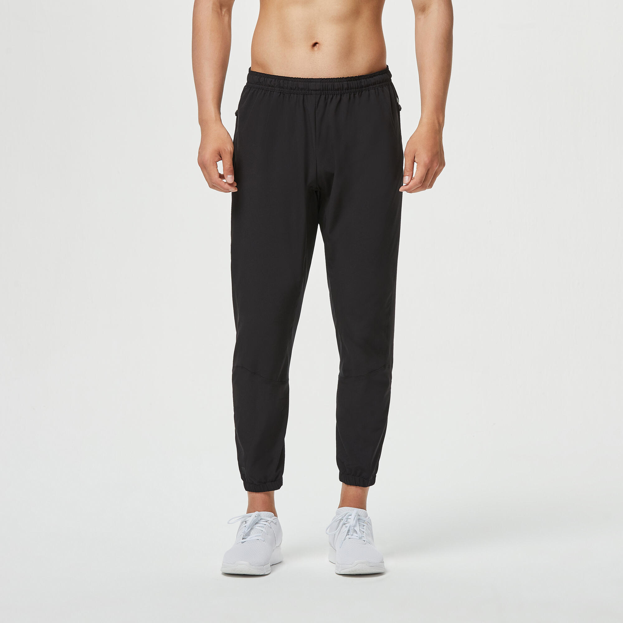 Men's Breathable Fitness Collection Bottoms - Black 12/43