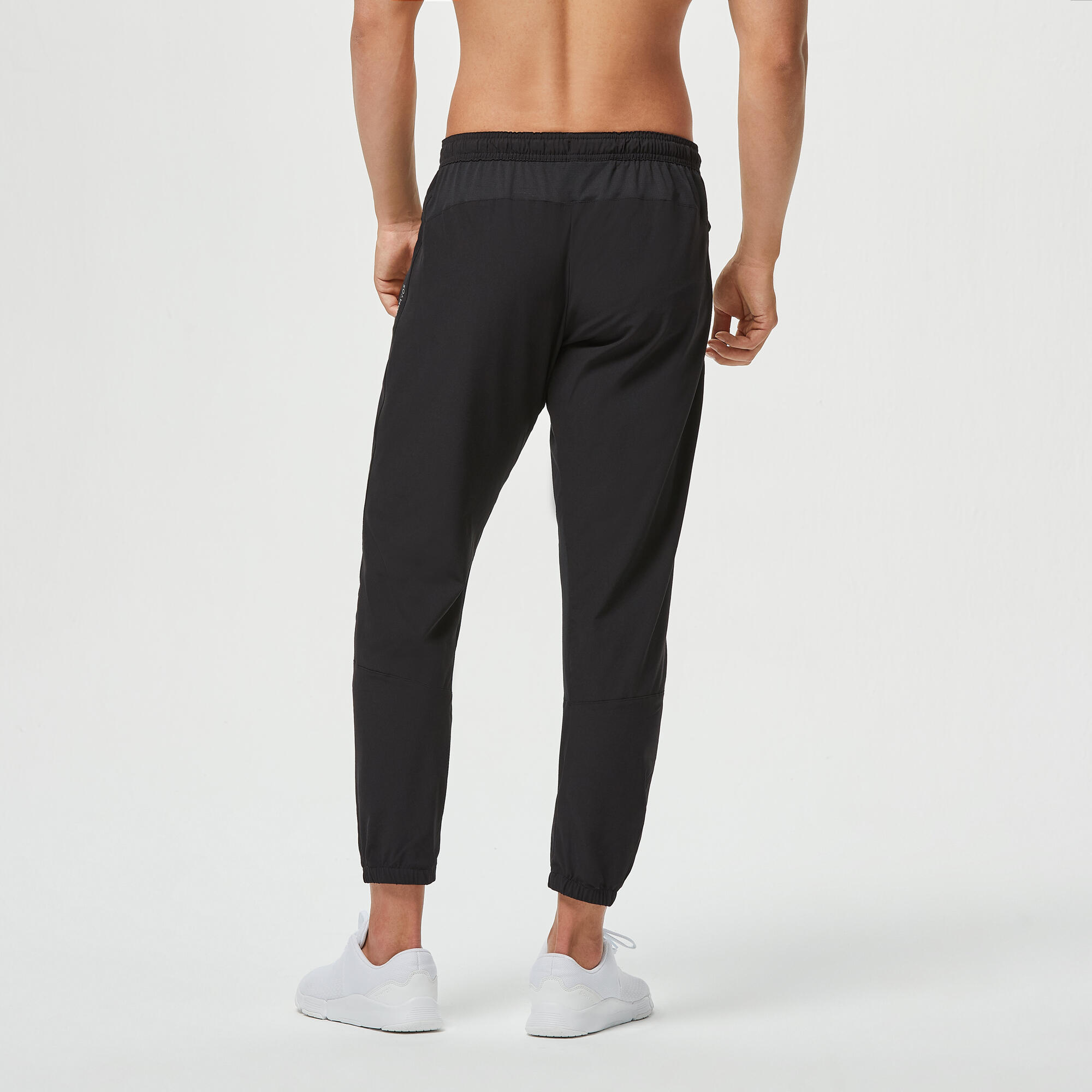 Lange fitnessbroek Training 500 zwart | DOMYOS | Decathlon.nl