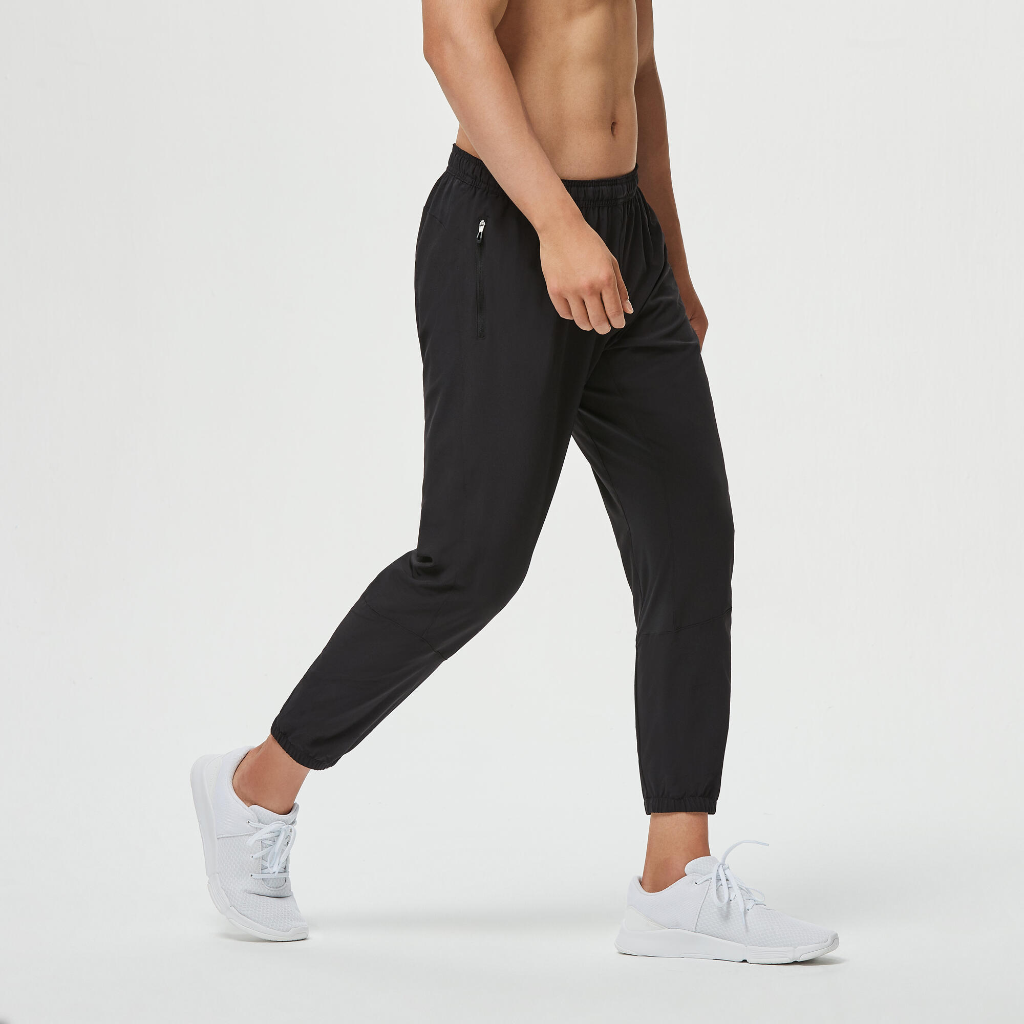 Pantalon de fitness collection respirant homme noir Decathlon