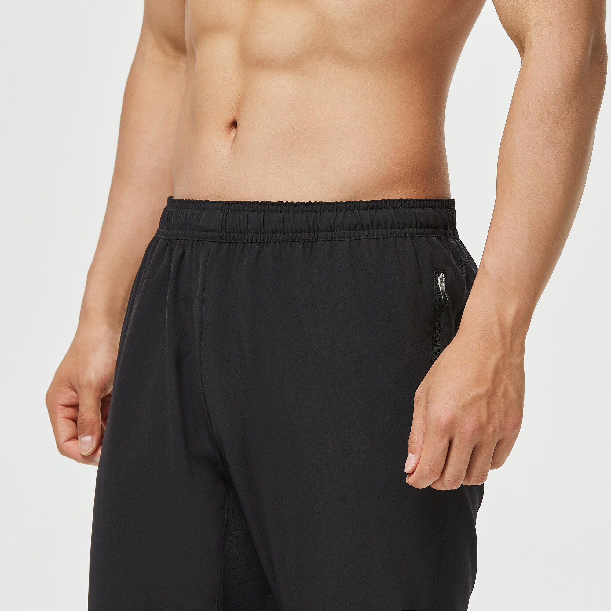 Men's Breathable Fitness Collection Bottoms - Black 7/43