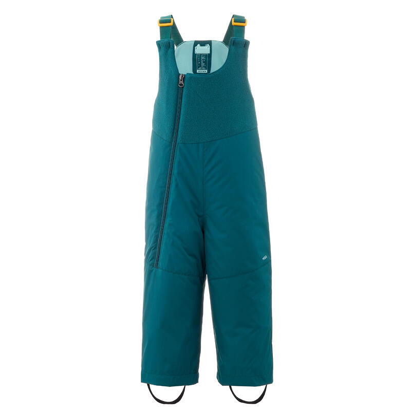 Skihose Latzhose Baby - 500 Warm grün