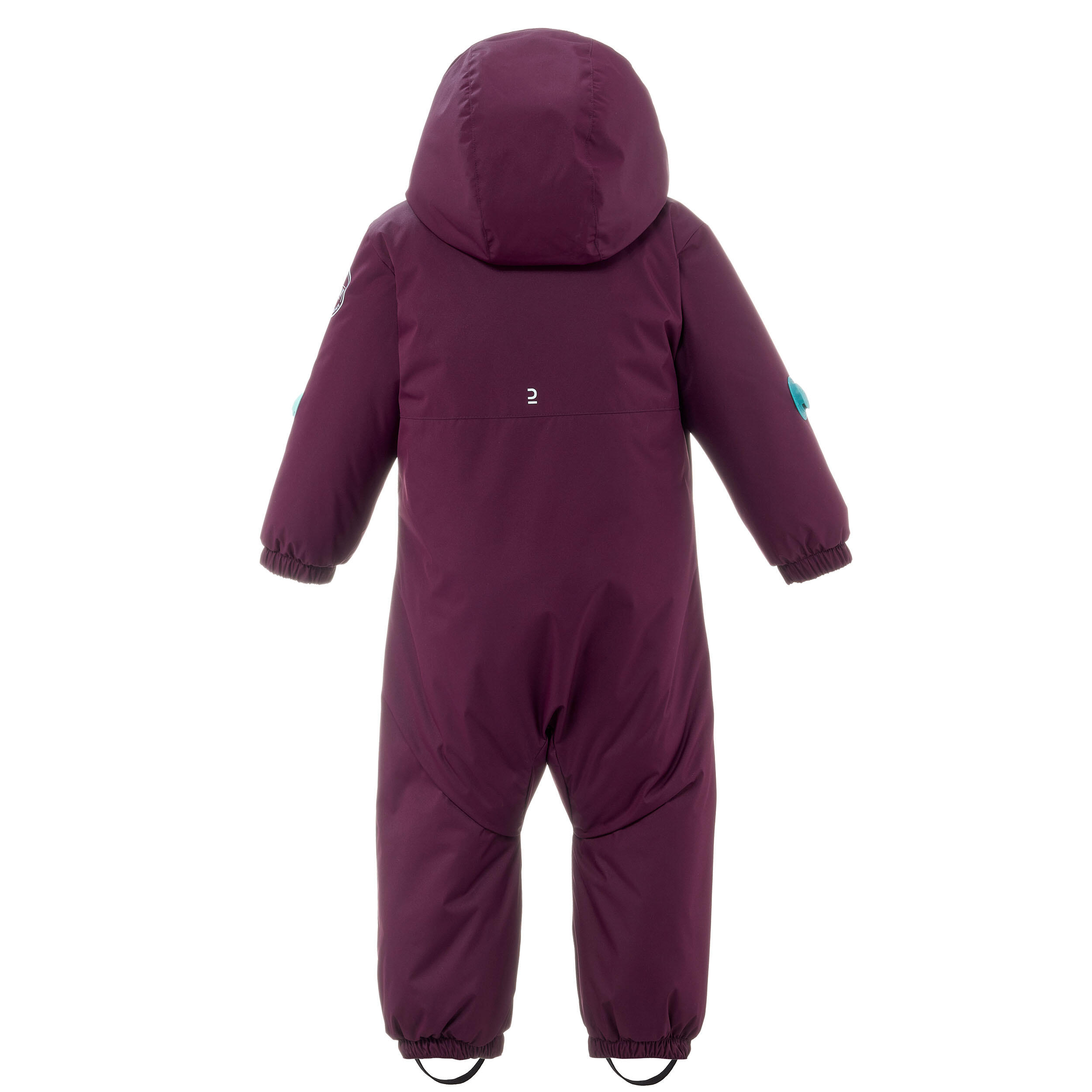 Warm baby ski suit - 500 warm - violet