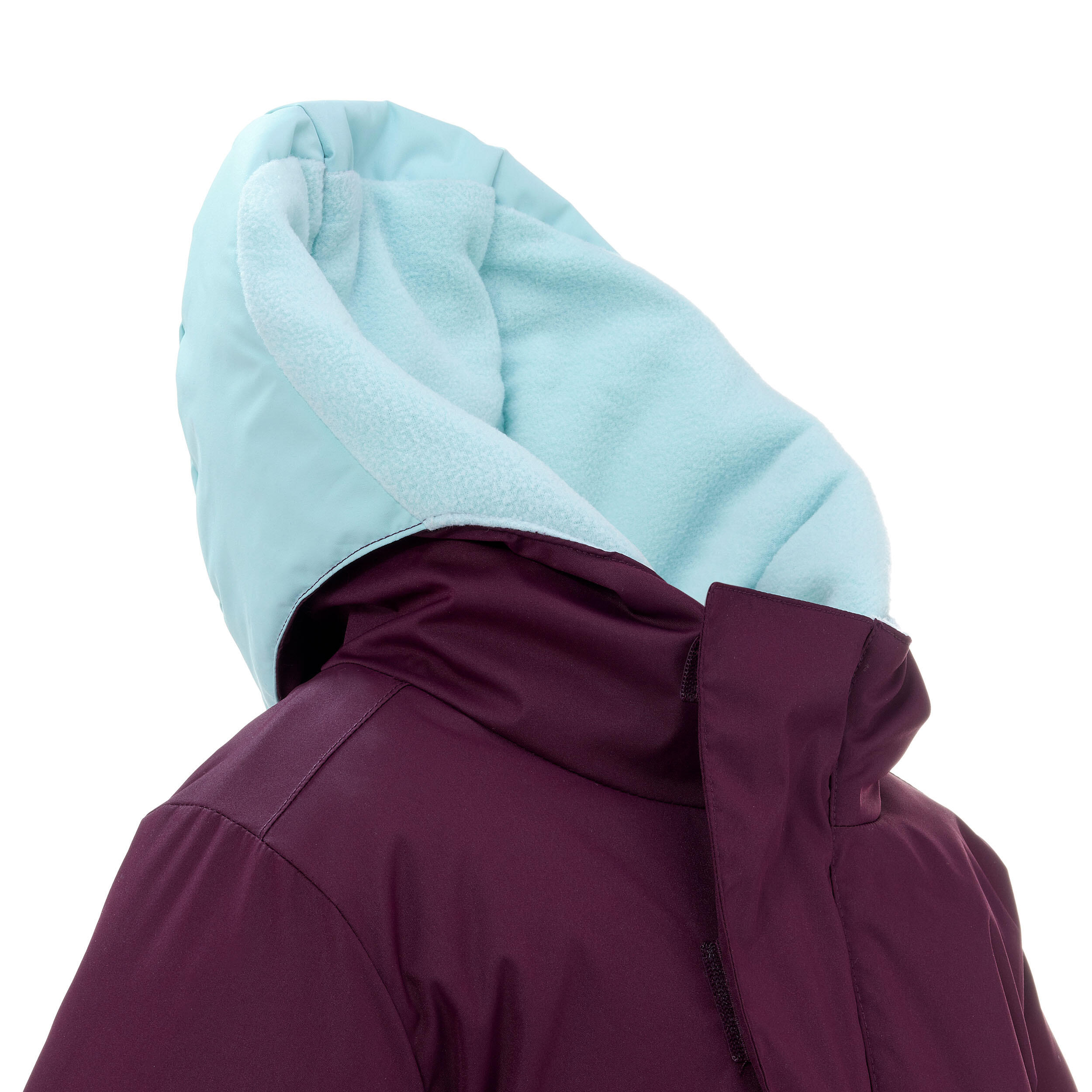 COMBINAISON SKI B B CHAUDE 500 WARM LUGIKLIP VIOLETTE WEDZE