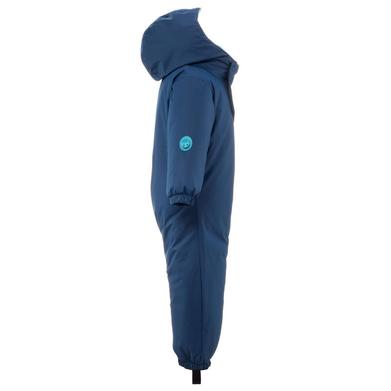 Combinaison ski bébé chaude - 500 warm - bleue