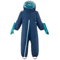 WARM BABY SKI SUIT - 500 WARM LUGIKLIP - BLUE