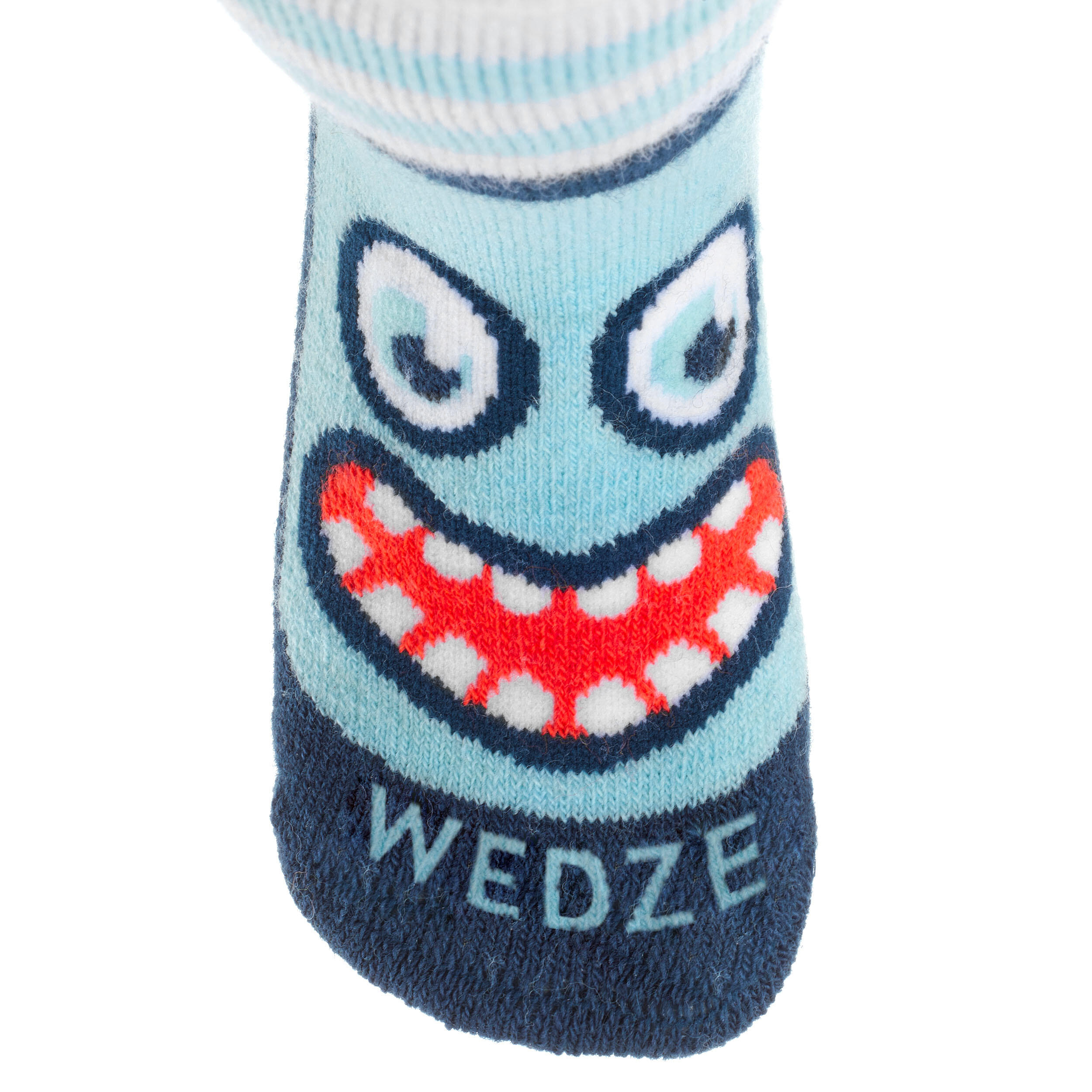 CHAUSSETTES DE SKI ENFANT 500 - BLEUE MARINE WEDZE