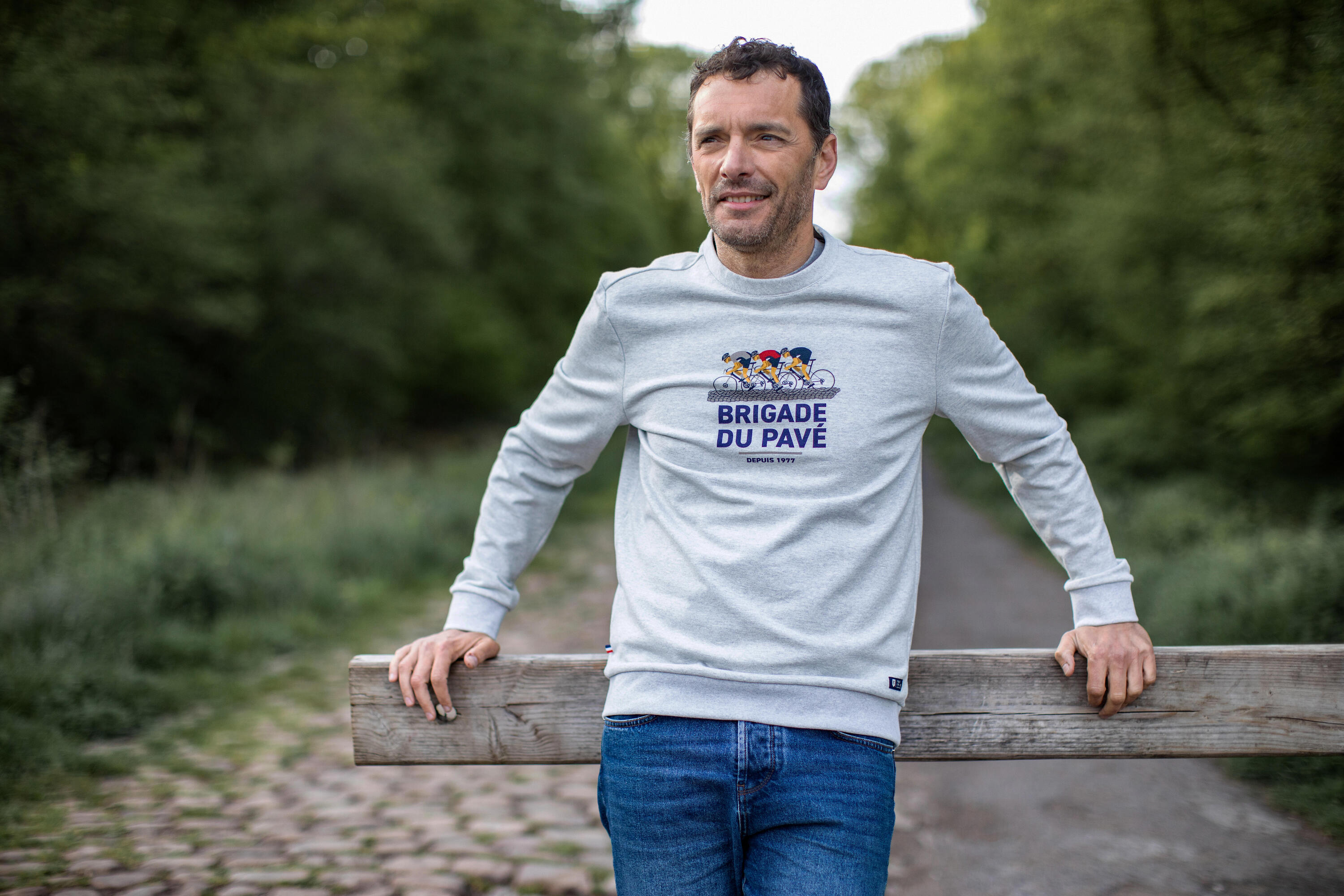 Sweatshirt Brigade du Pavé Collection - Grey 7/9