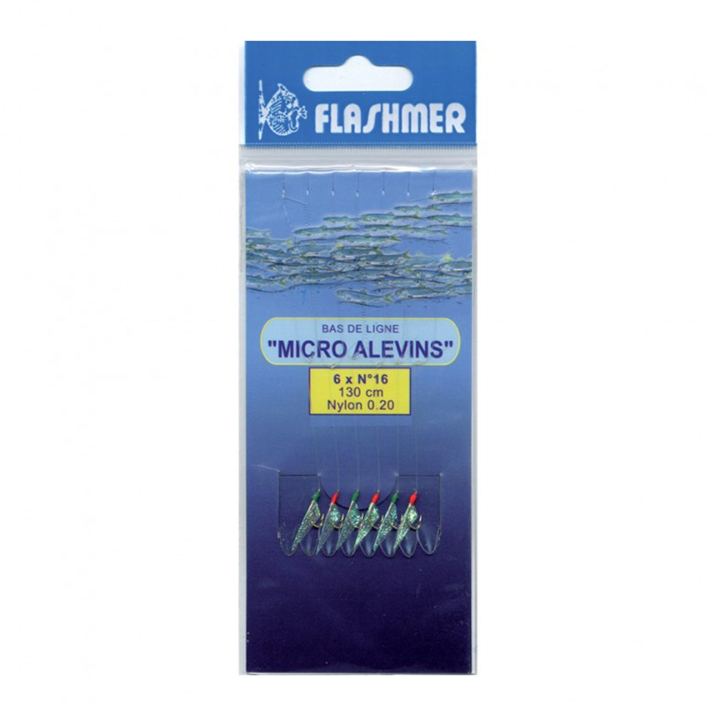 FLASHMER Micromit 8 Hooks No. 16 Sea Fishing Leader