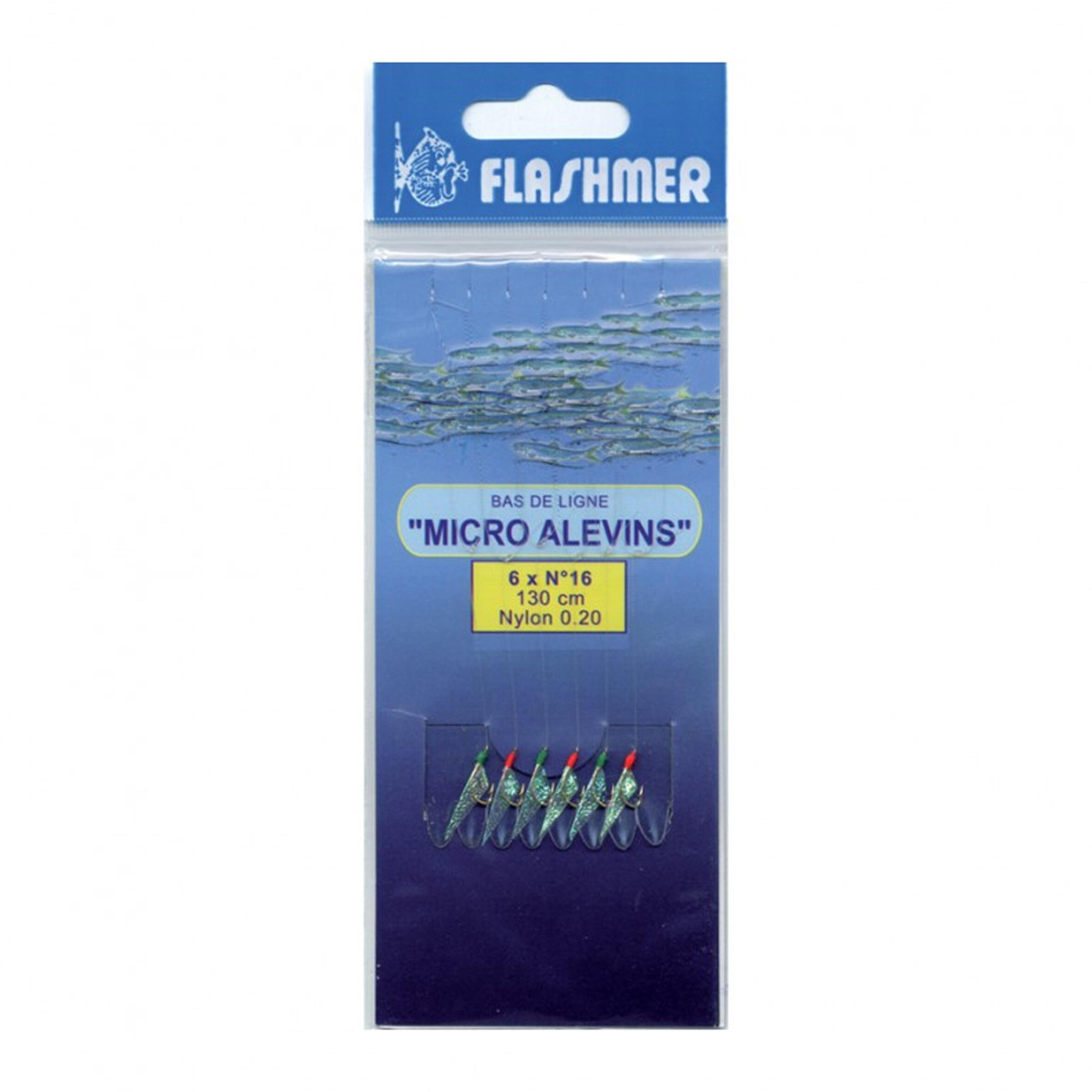 FLASHMER Micromit 8 Hooks No. 16 Sea Fishing Leader