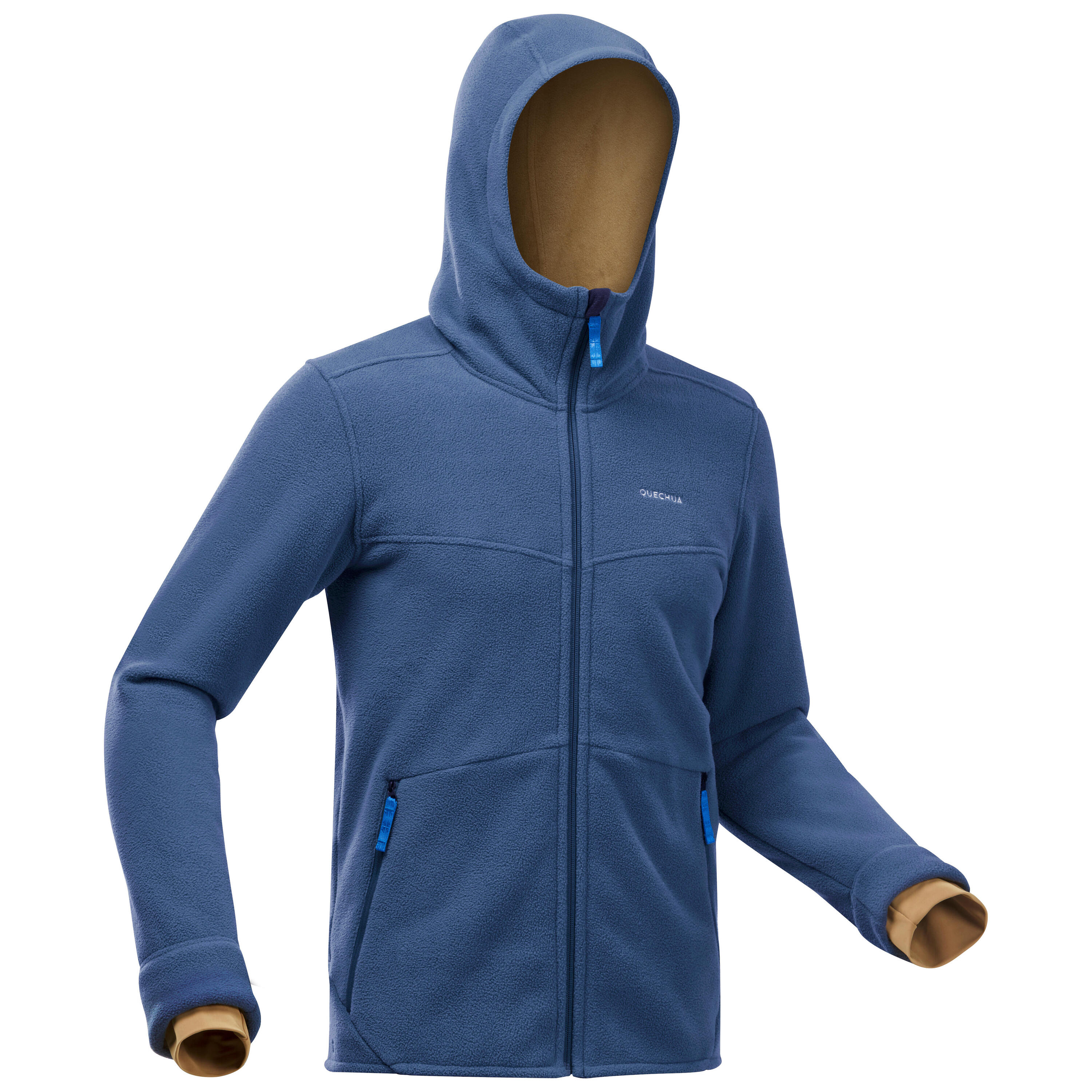 Men's Warm Fleece Hiking Jacket - SH100 ULTRA-WARM 1/5
