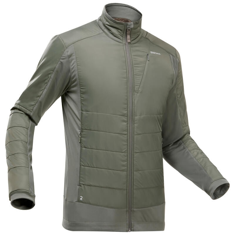 Fleece vest heren - warme heren fleece jas - SH190 - kaki