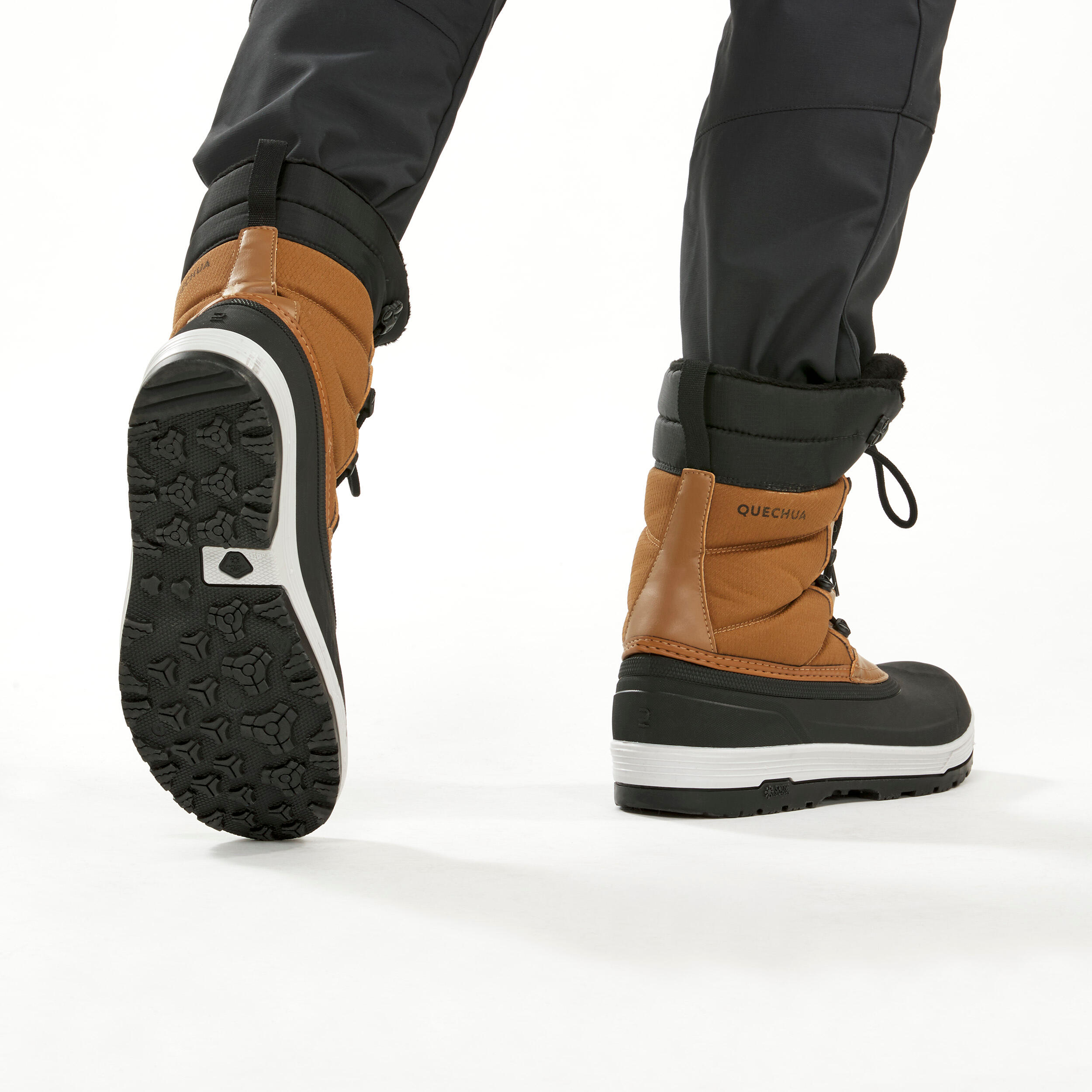 QUECHUA (ケシュア) ハイキング メンズ スノーブーツ ウォーム 防水 NH500