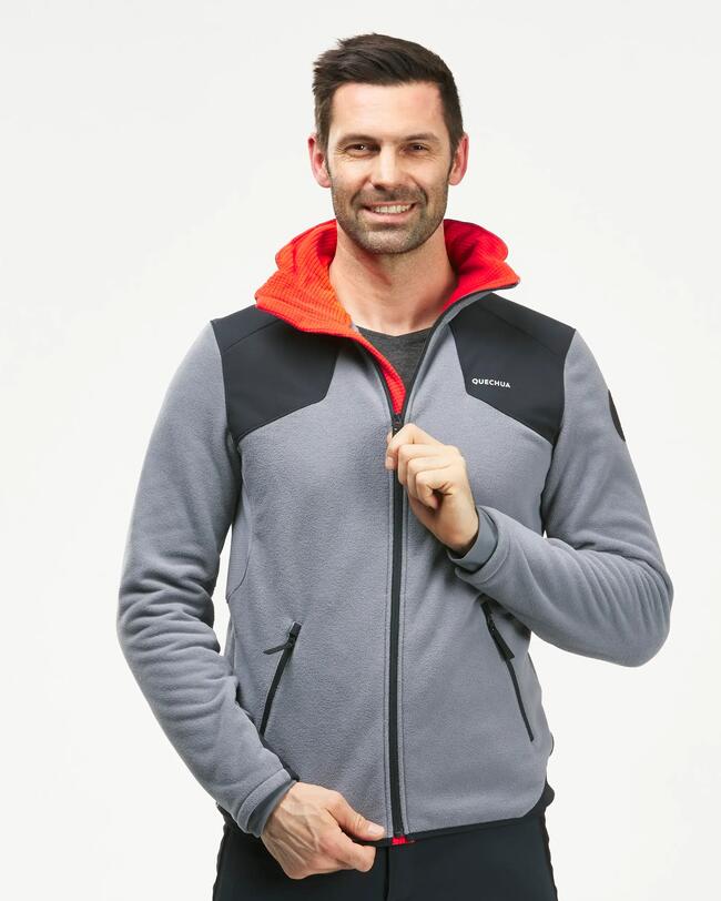 Men's hiking warm fleece jacket - SH500 MOUNTAIN