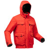 Куртка для походов зимняя -10°C водонепроницаемая мужская красная SH100 X-WARM Quechua