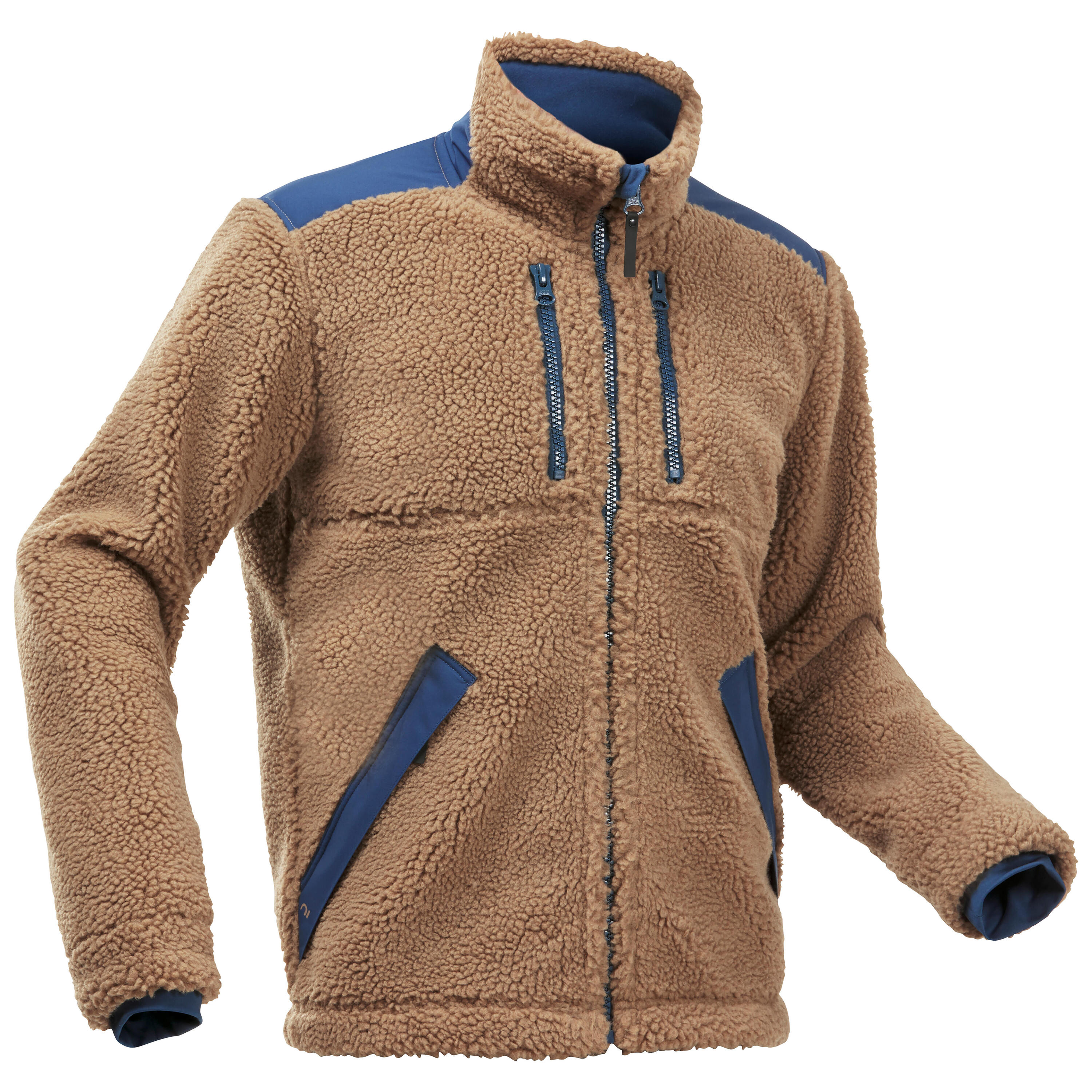 Men's Warm Fleece Hiking Jacket - SH500 Ultra-Warm 1/5